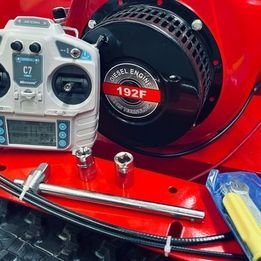 15hp Commercial remote control diesel mower brand new in Pukekohe.
